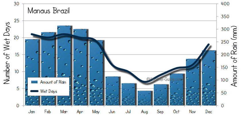 Manaus rain wet rainfall